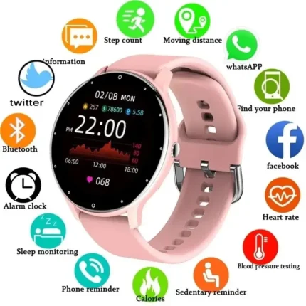 Buy Women Smart band Watch Real-time Weather Forecast Activity Tracker Watches Heart Rate Monitor Sports Ladies Smart Watch Men LIGE