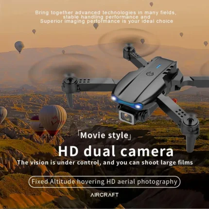 Drone KBDFA E99 K3 Pro Drone Professional Quadcopter Dual Camera Obstacle Avoidance RC Helicopter Remote Control Toy Gift