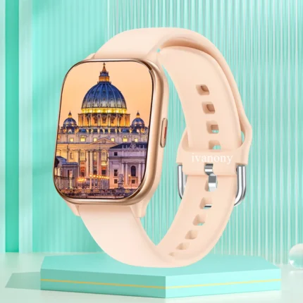 Buy Smart Watch  Receive Call AI Voice Assistant Message Notifiation Custom Dials Fitness Tracker Smartwatch Gold Woman, Hebrew 2025
