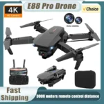 Drone 2025 E88Pro RC Drone 4K Professinal With 1080P Wide Angle HD Camera Foldable Helicopter WIFI FPV Height Hold Gift Toy