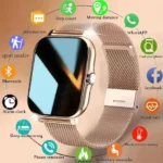 Buy Smart Watch Android IOS Phone 1.44 Inch Color Screen Bluetooth Call Blood Oxygen/Pressure Monitoring Smart Watch Women Men