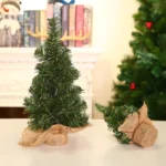 Christmas Tree 20/30/40CM Desktop Mini Xmas Trees For Home Decoration Children DIY Handicraft New Year Christmas Ornament Gift