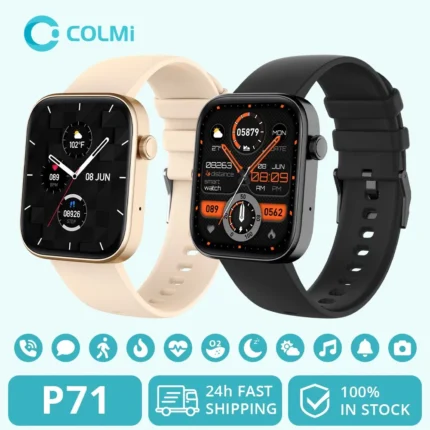 Buy Smartwatch, COLMI P71 Voice Calling Men Health Monitoring IP68 Waterproof Smart Notifications Voice Assistant Smart Watch Women