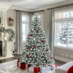 Christmas Tree Encryption Christmas DecorationsVelvet Snowflake Christmas Tree Set Shopping Mall Home Scene Decoration Ornaments