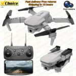 Professional Drone E88 4K Wide-Angle HD 1080P Camera WiFi FPV Height Hold Foldable RC Drone Quadrotor Helicopter Children's Toys