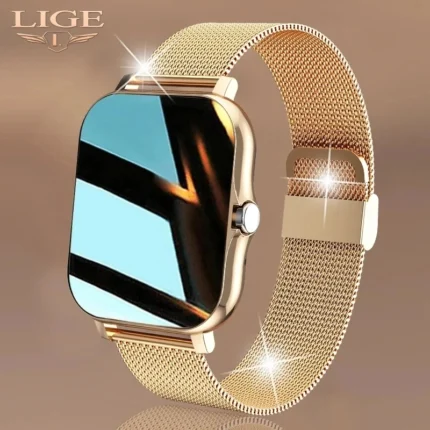Buy LIGE 2023 Men Smart Watch Women 1.69" Color Screen Full Touch Fitness Tracker Bluetooth Call Smart Clock Ladies Smart Watch Men